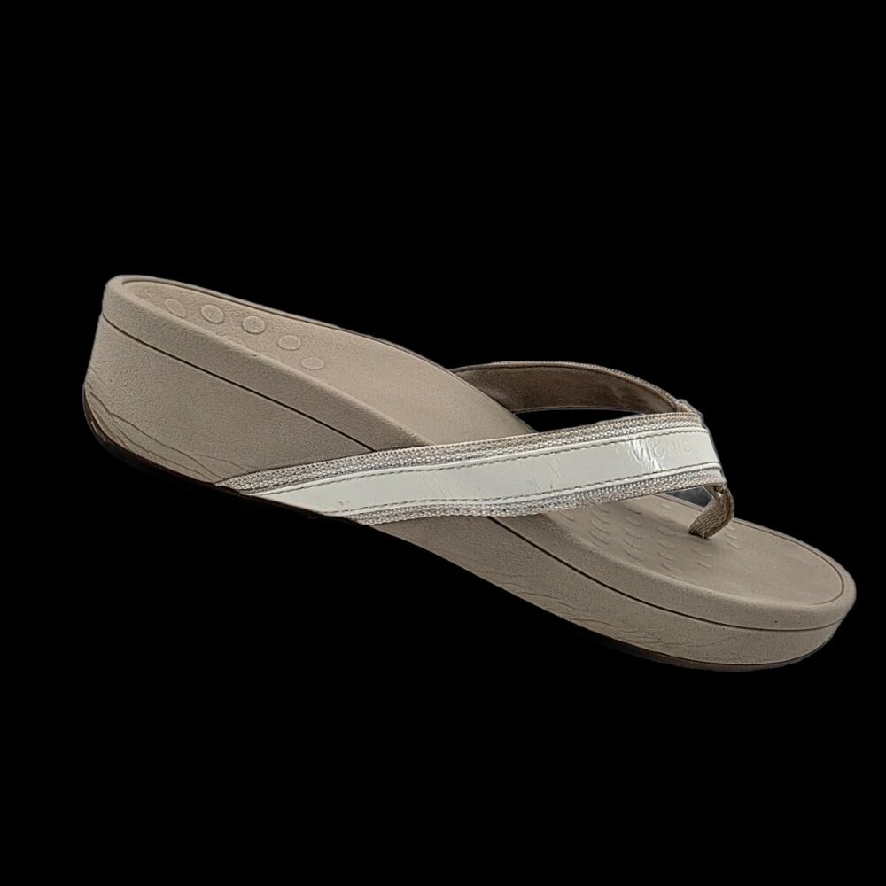 VIONIC WOMEN 380 HIGHTIDE PACIFIC HIGHTIDE TAN COMFORTABLE DURABLE SANDAL Sz 9